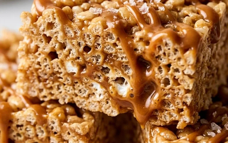 Brown Butter Dulce de Leche Rice Krispie Treats