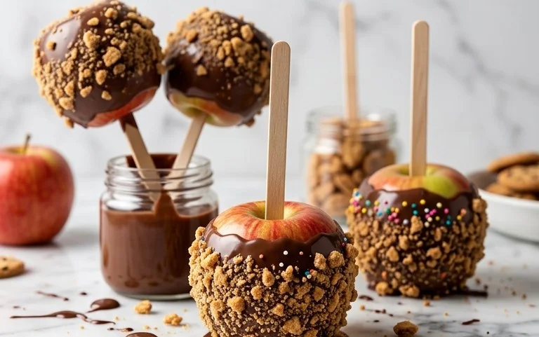 Cookie Apple Pops Back To School Treats