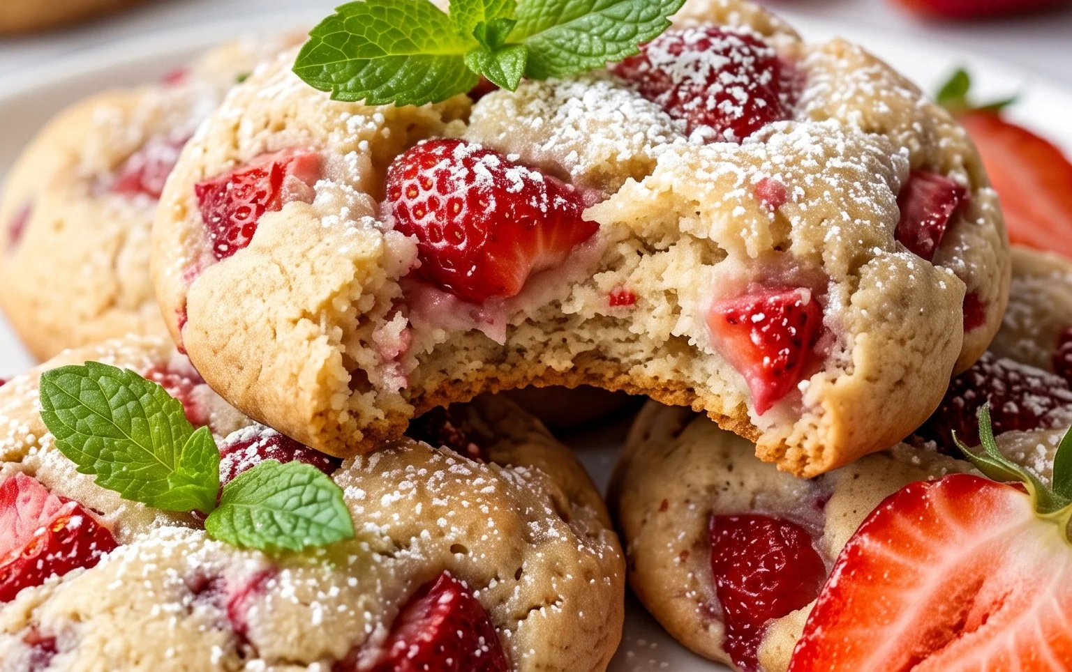 Strawberry Shortcake Cookies