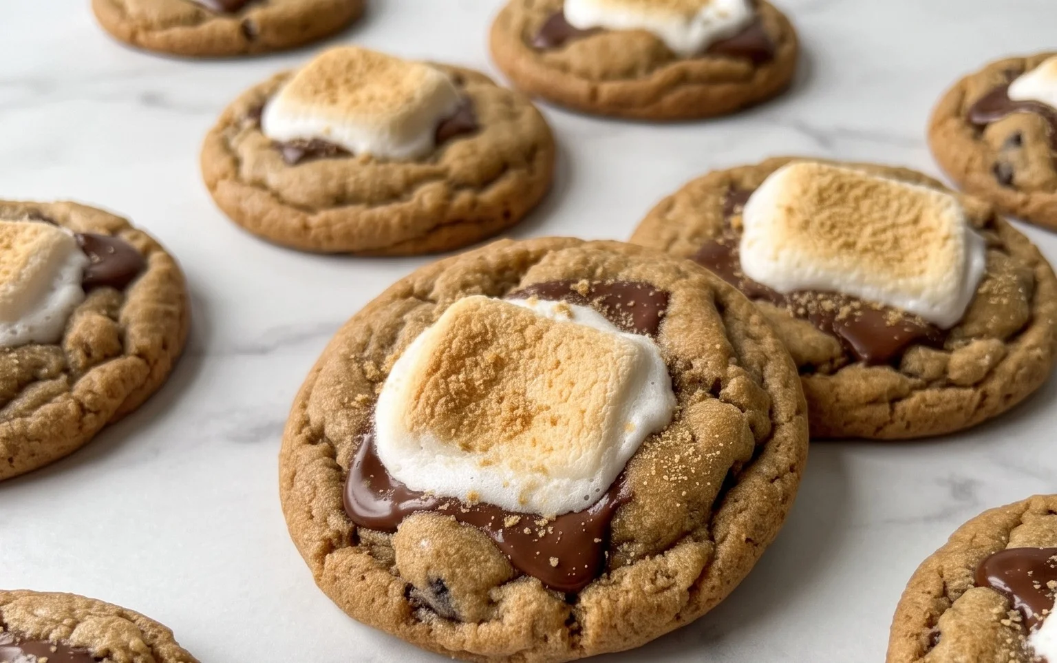 Chewy S’mores Cookies – Campfire Nostalgia Baked