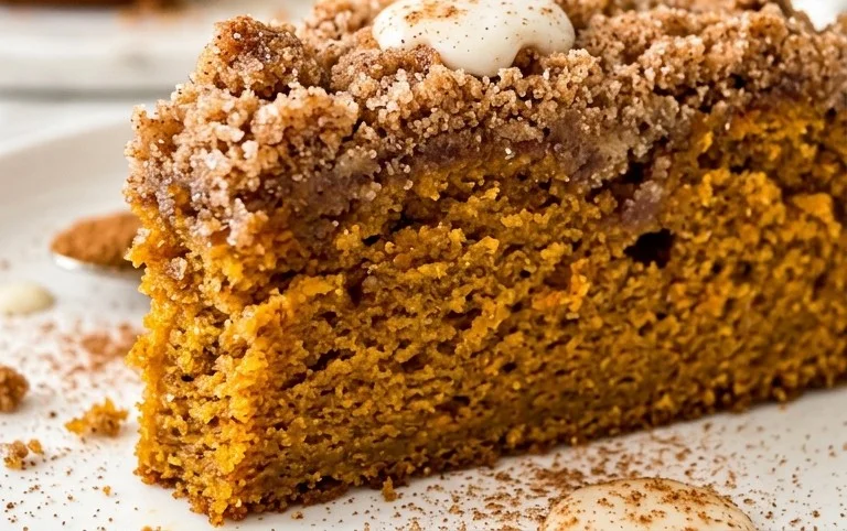 Cinnamon Streusel Pumpkin Cake