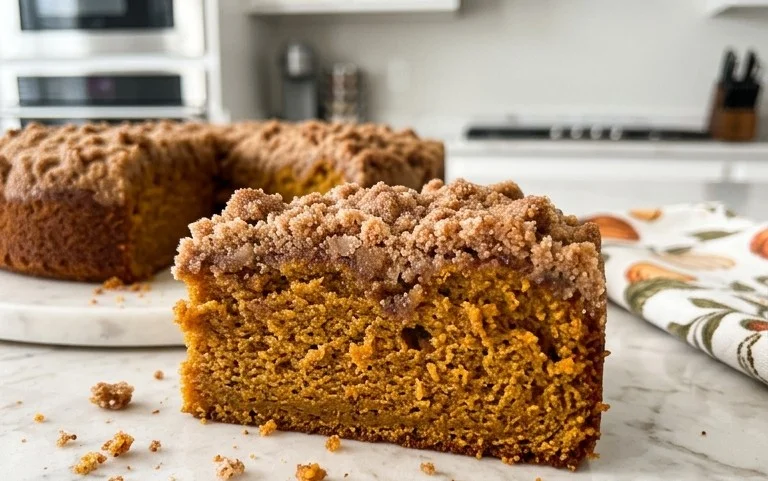 Cinnamon Streusel Pumpkin Cake Moist Fall Treat