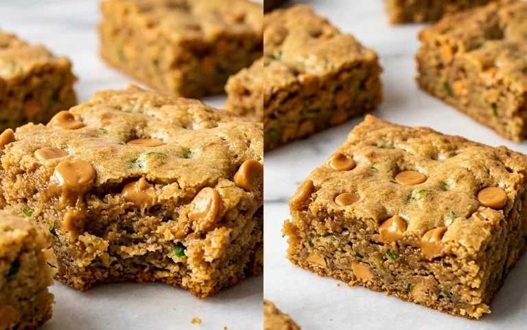 Chewy Butterscotch Zucchini Blondies – Easy Summer Treat