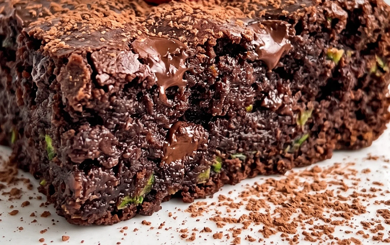 Secretly Healthy Zucchini Brownies