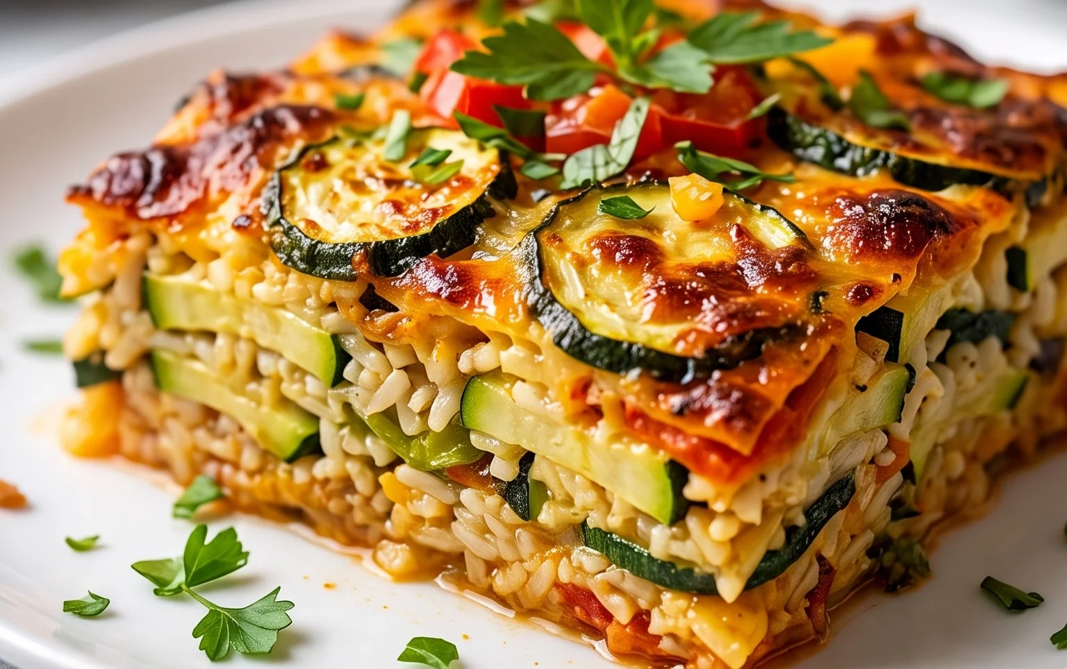 Julia Child's Zucchini and Rice Gratin (Tian de Courgettes au Riz)