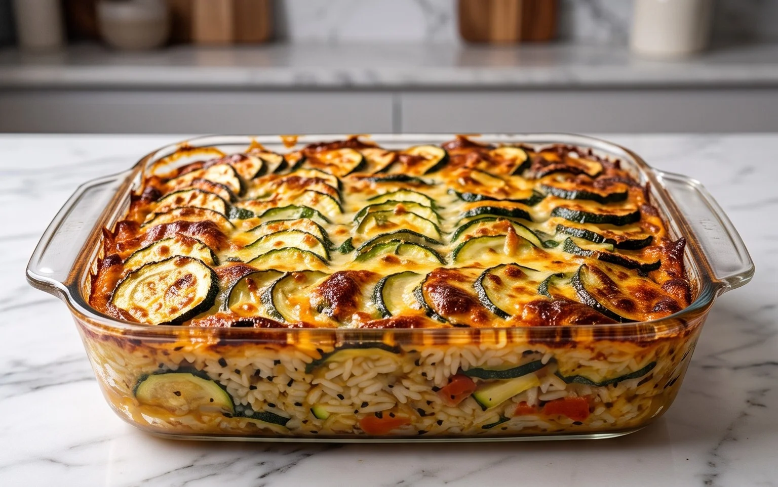 Julia Child’s Zucchini Rice Gratin – French Comfort